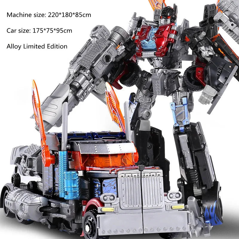 Transformation Toys Robot Car Alloy Plastic Action Figure Anime Action Figure Movie Series Children Birthday Gift