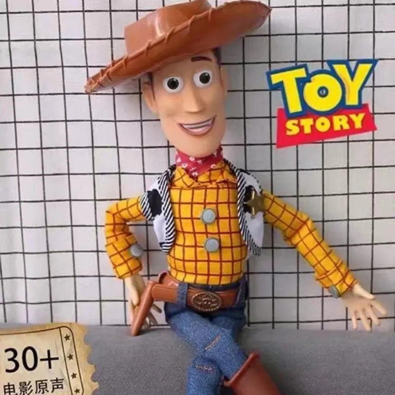 New Disney Toy Story 4 Talking Woody Buzz Jessie Rex Action Figures Anime Decoration Collection Figurine Toy Model For kids Gift