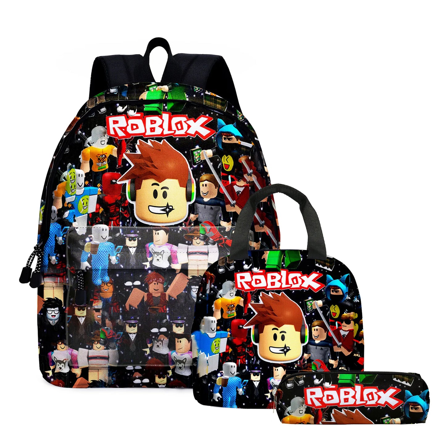 2/3PC-SET Cartoon Animation Cross-border Game Roblox Primary and Secondary School Students Schoolbag Children's Backpack