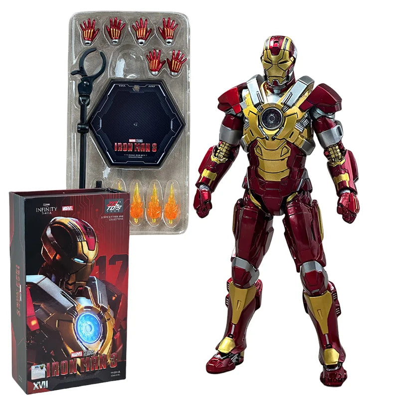 ZD Toys Iron Man Series Blacklash Figures 1/10 MK33 MK39 MK17 MK21Action Figurines Movie Statue Model Adult Collect Gift