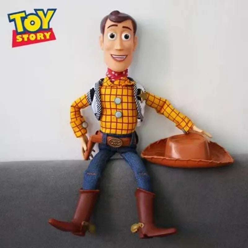 New Disney Toy Story 4 Talking Woody Buzz Jessie Rex Action Figures Anime Decoration Collection Figurine Toy Model For kids Gift
