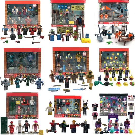 Virtual World Roblox Figurine Roblox Brinquedo Juguetes Block Doll Game Peripheral Hand Model Decoration Children Toy Gift