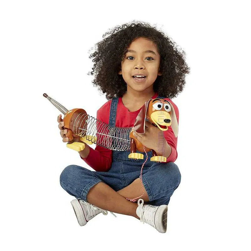 Original Disney Pixar Toy Story 4 Talking Stretch Slinky Dog Action Figures Toys Animal Anime Speak English Toy Children Gift