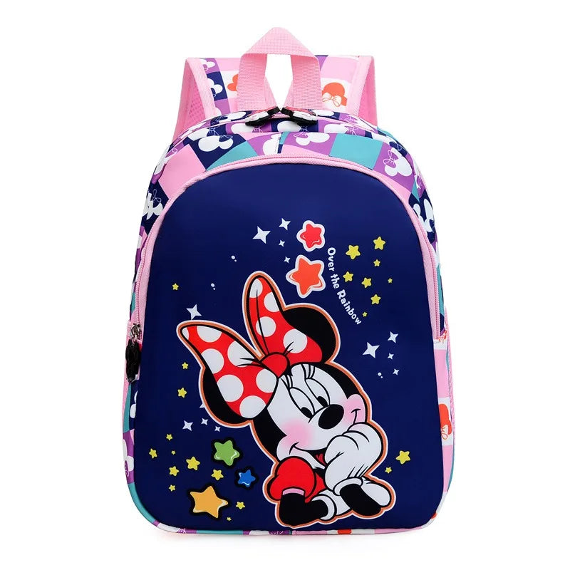 Disney's New Mickey and Minnie Children's Backpack Multifunctional Cartoon Kindergarten School Bag