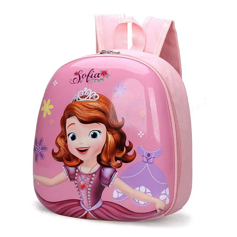Disney 2023 New Cartoon Backpack Mickey Mouse Frozen Kids Cute Hard Shell Waterproof High Capacity School Bag Girl Gift