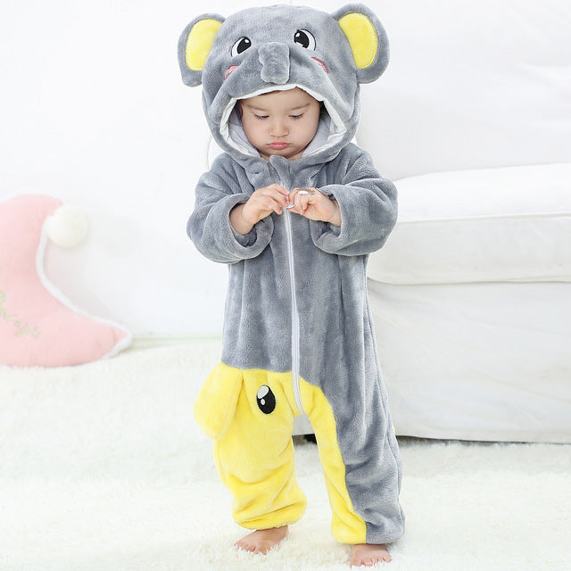 Kids/Baby Romper Animal Character Onesie Winter Suit