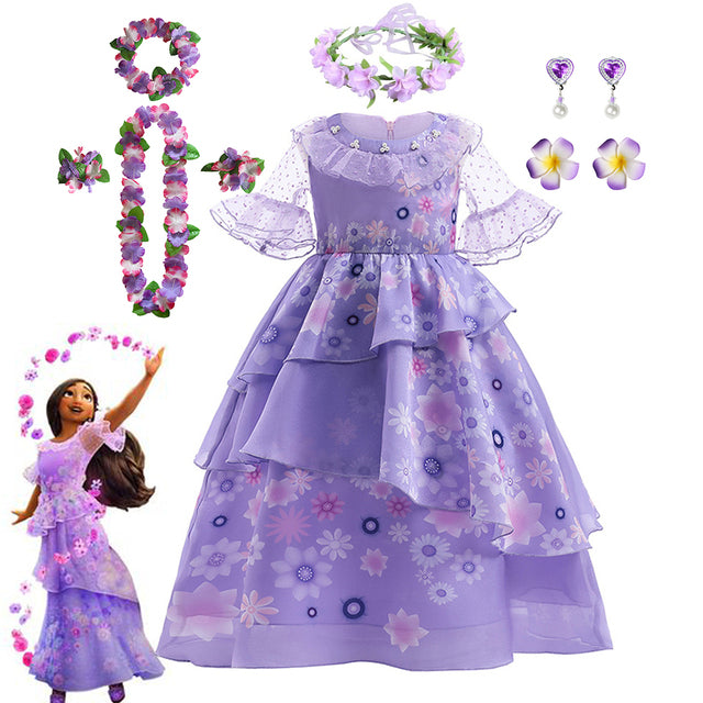 Kids Costume Princess Girls Fancy Cosplay Dress