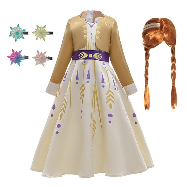 Disney Princess Frozen Cosplay Costumes