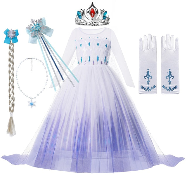 Disney Princess Frozen Cosplay Costumes