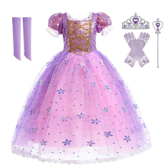 Disney Princess Cosplay Dresses Kids (Belle, Cinderella, Aurora, Snow White)