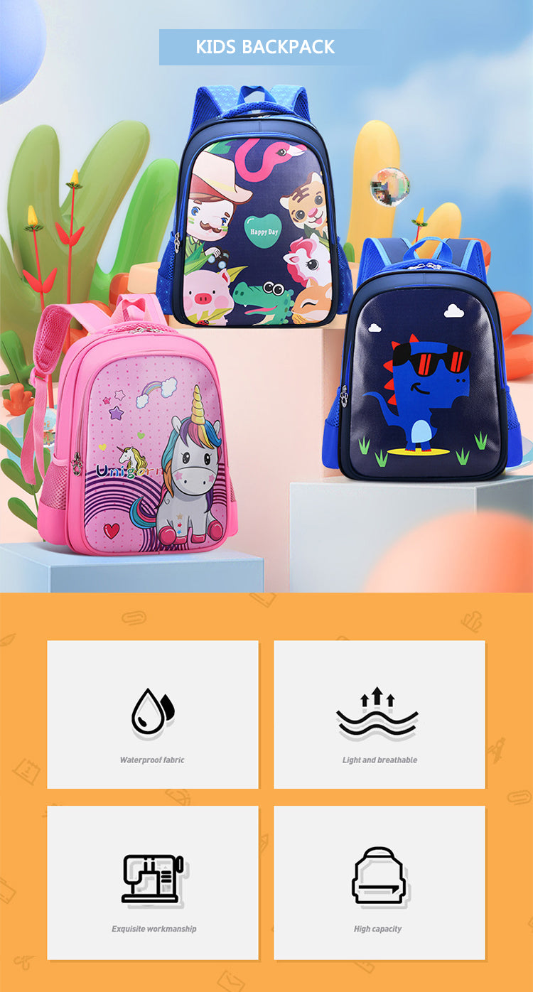 Children School Cartoon Backpack