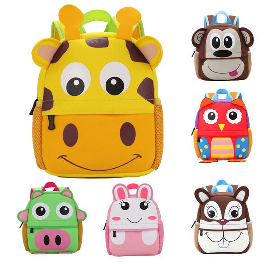 New 3D Children School Bags Kids Kindergarten Backpacks