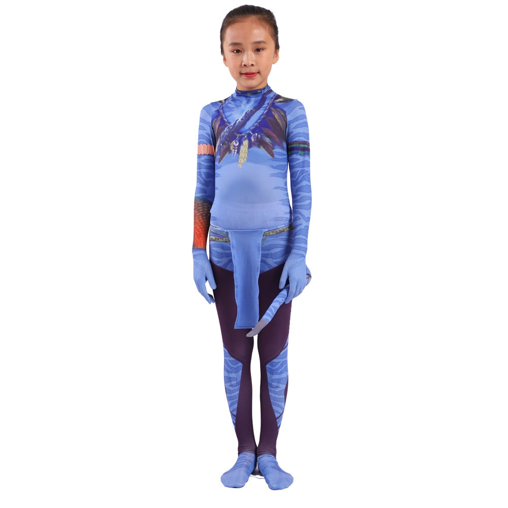 Avatar 2 Cosplay Costume Adult Kids