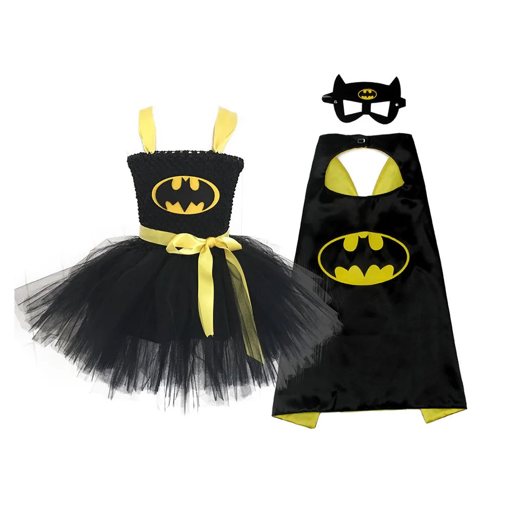 Wonder Girls Halloween Costumes for Girls Tutu Dress Super Hero Inspired Clothes Anime Cosplay Costume Birthday Party Clothing