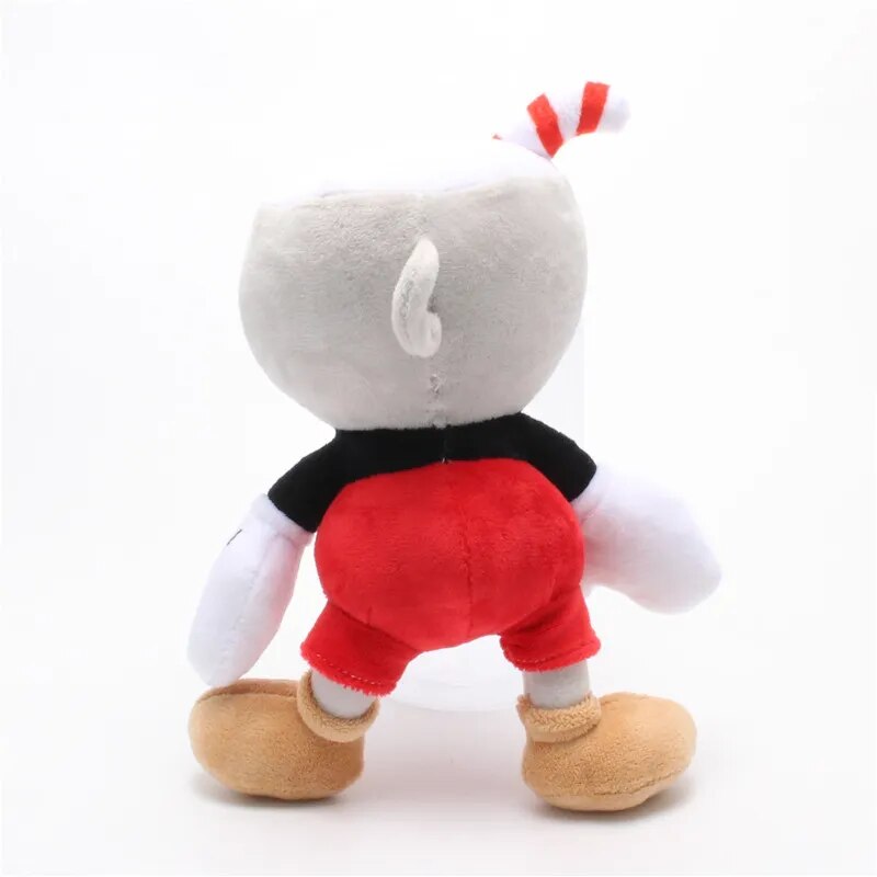 25cm Adventure Game Cuphead Plush Toy Mugman The Devil Legendary Chalice Plush Dolls Toys for Children Gifts