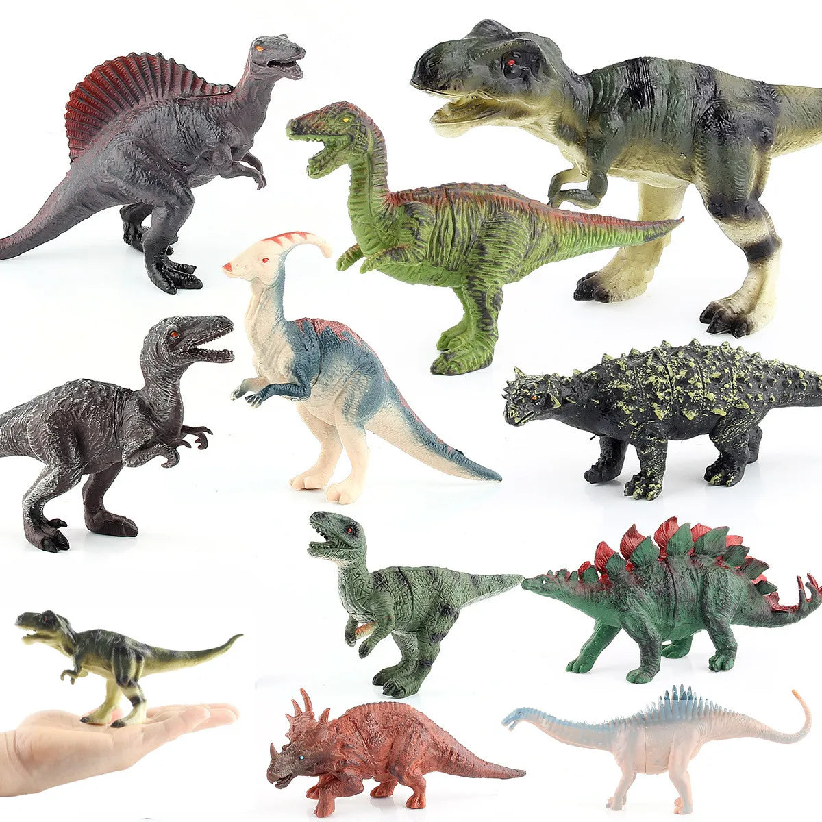 28 styles Dinosaur Model toys Jurassic Tyrannosaurus Indominus Rex Triceratops Brontosaurus Boy christmas birthday gift