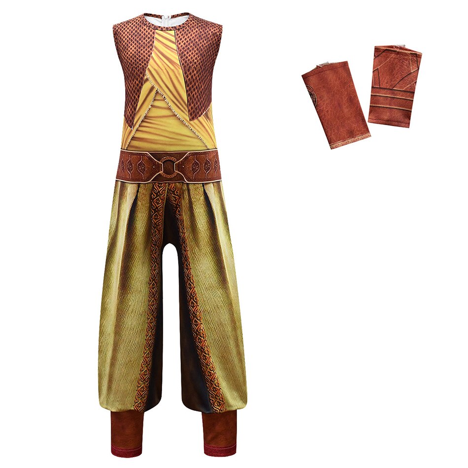 Disney Raya And The Last Dragon Cosplay Costume Kids Halloween Party Fancy Dress up Outfits Set