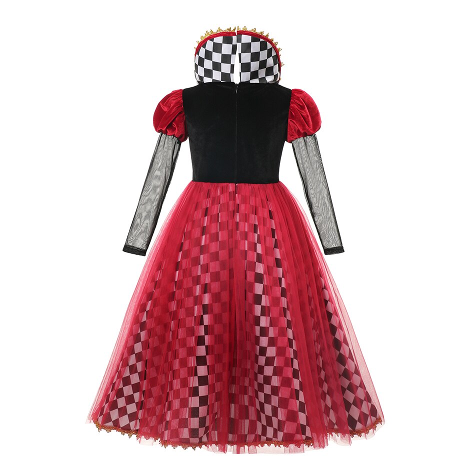 Red Queen of Hearts Halloween Party Cosplay Costume