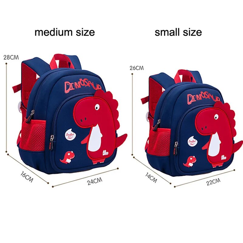 Children Bag Cute Cartoon Dinosaur Kids Bags Kindergarten Preschool Backpack for Boys Girls Baby School Bags 3-4-6 Years Old Kid