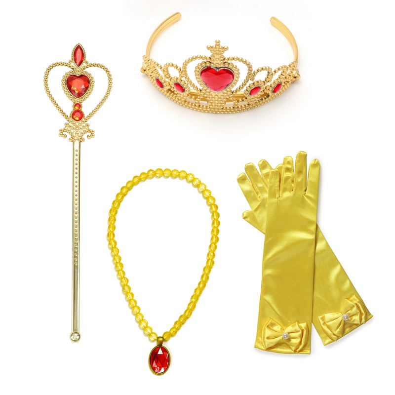 Princess Belle Party Dress up for Halloween Cosplay Costume party