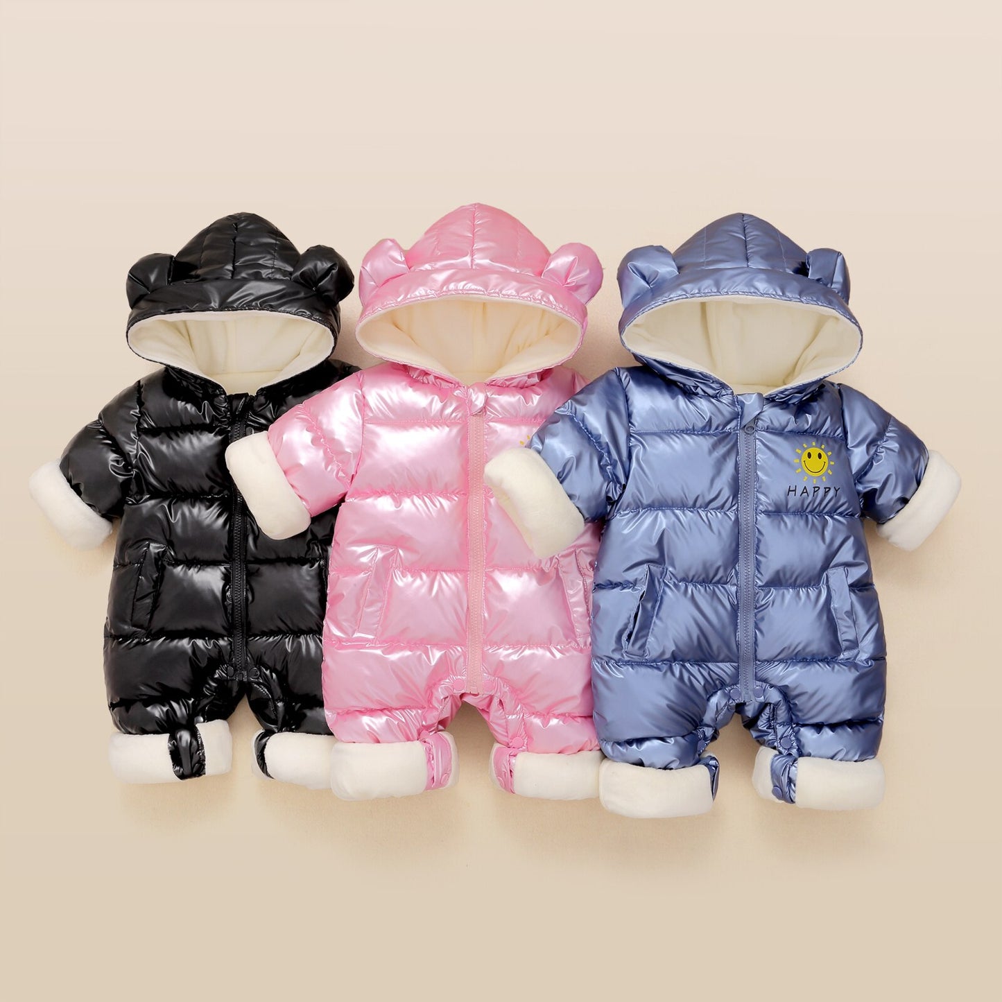 Newborn Winter Jacket Waterproof Coat Snowsuit Rompers