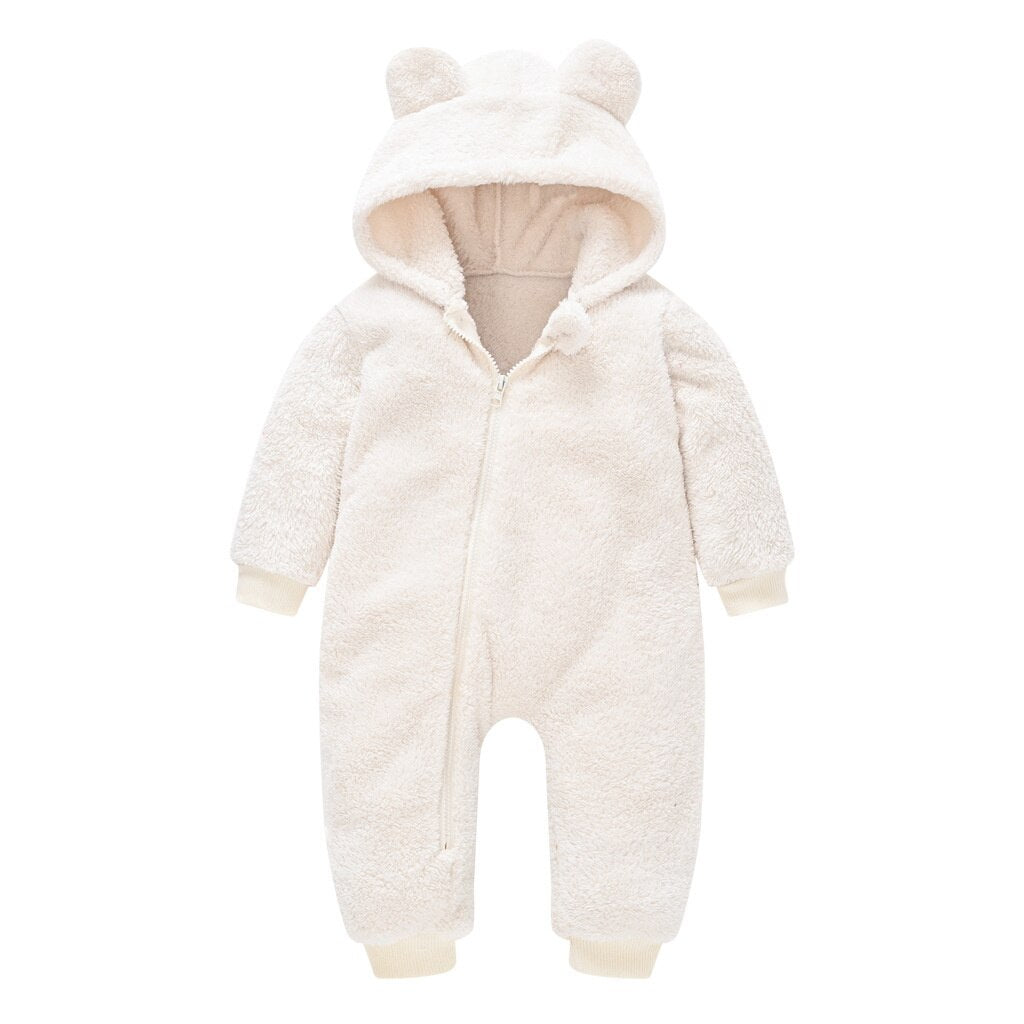 Newborn Plush Bear Onesies Baby Rompers