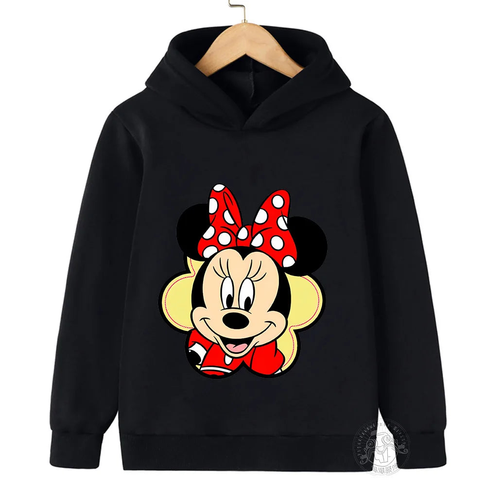 Hoodie Children's hoodie Cartoon printed  Minnie Mickey Spring fall children's sportswear Boys girls children's clothing