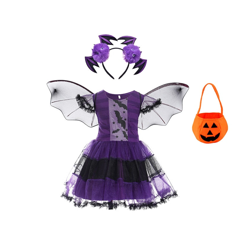 Halloween Disguised Baby Girl Pumpkin Dress