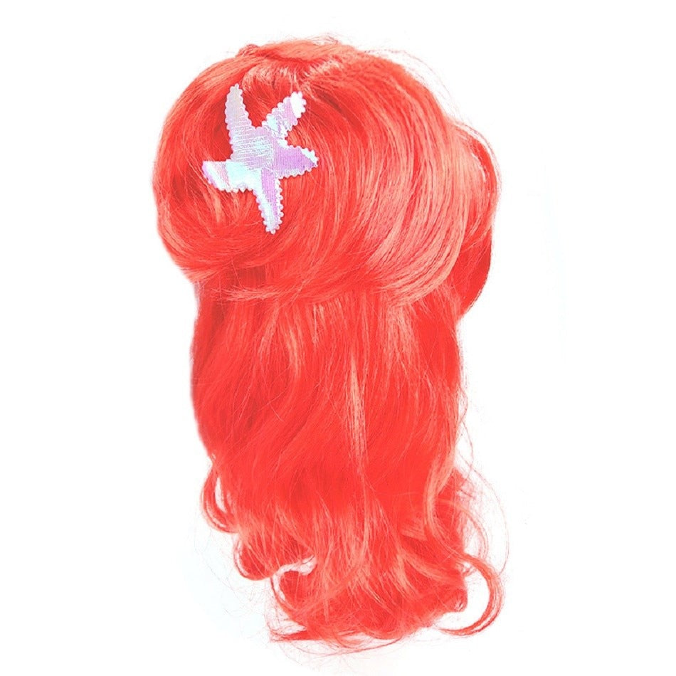 Girls Elsa Wig Kids Cosplay Braid Hair Children Carnival Halloween Birthday Princess Party Accessories