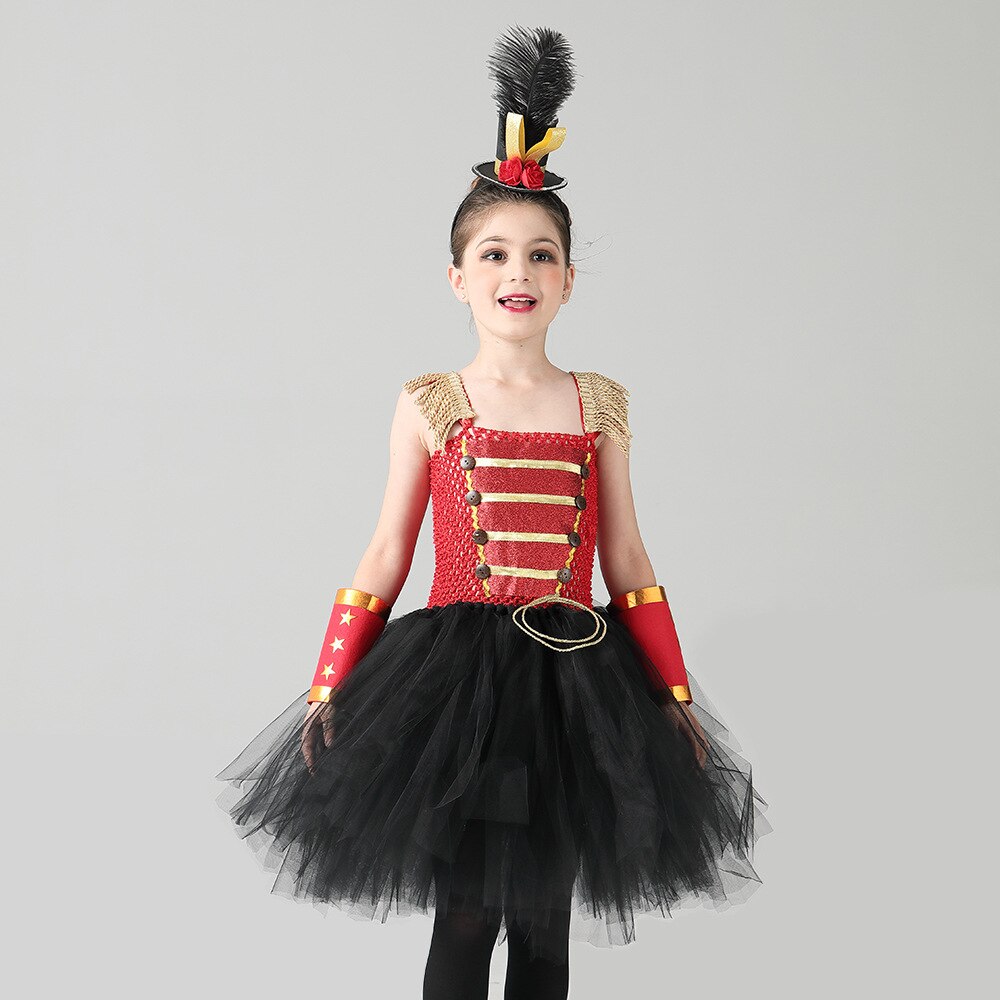 Kids Halloween Pirates of the Caribbean Cosplay Costume Tutu Dress