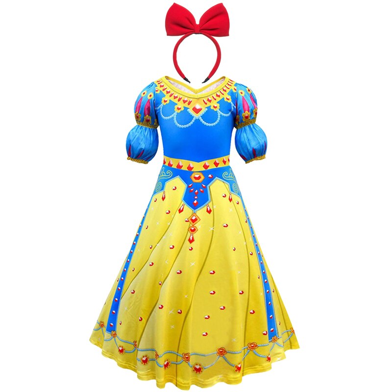 Disney Snow White Princess Dress for Halloween/Birthday Party