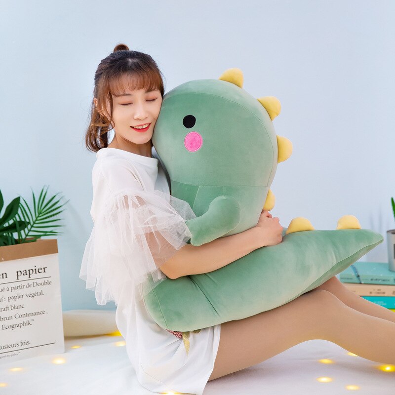 New Cute Plush Toy Dinosaur Doll Sleeping Pillow