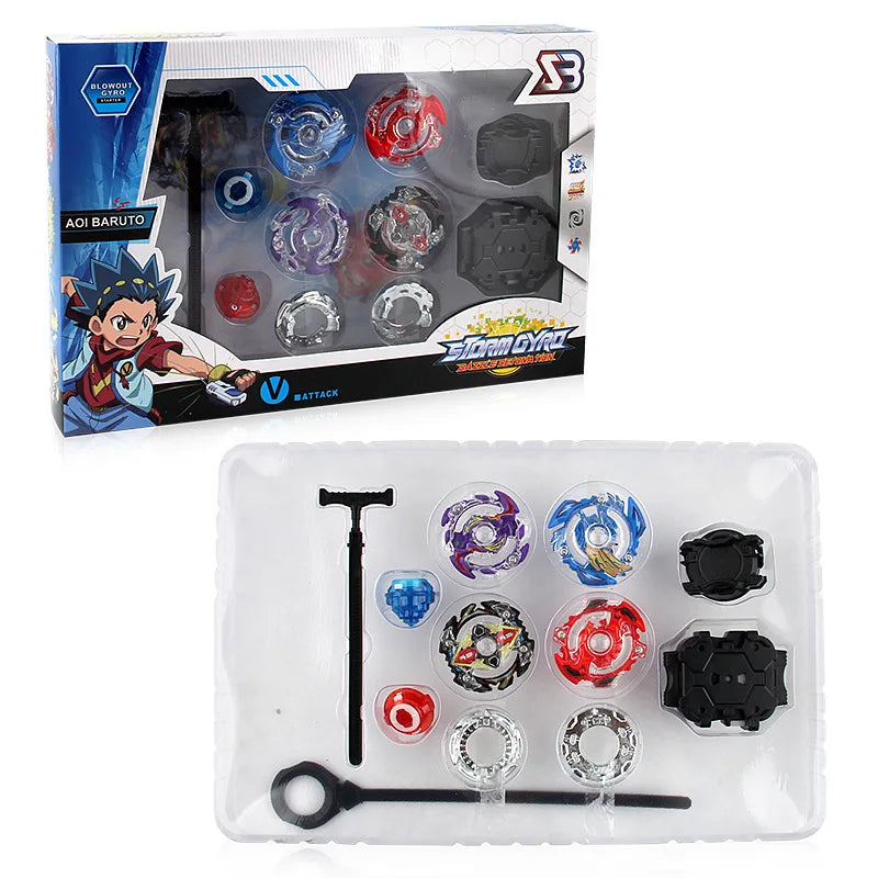 4-in-1 Burst Alloy Combat Beyblade Set Beyblades Burst B807 Launcher and Beyblades arena Beyblade Set Children's Toy Boy Gift