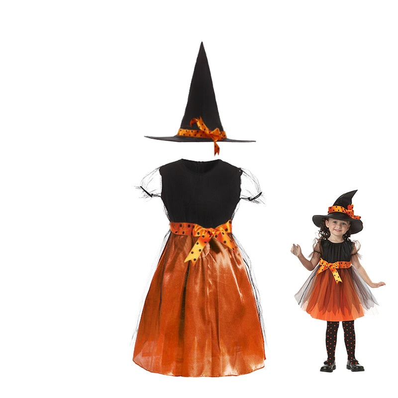 Halloween Disguised Baby Girl Pumpkin Dress