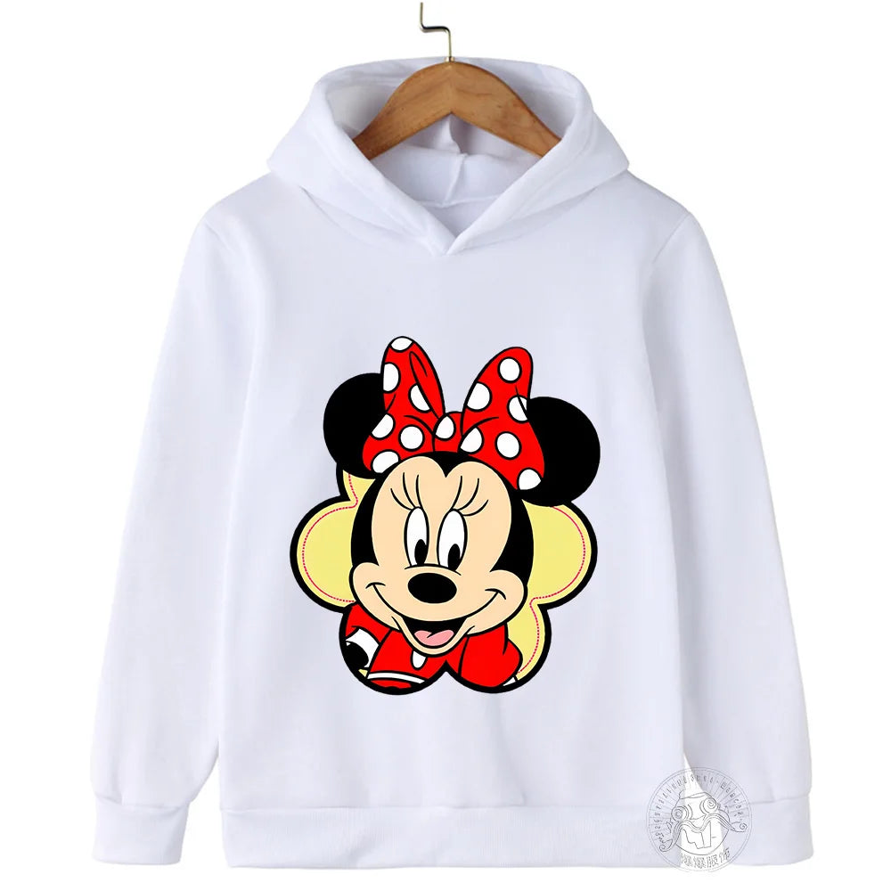 Hoodie Children's hoodie Cartoon printed  Minnie Mickey Spring fall children's sportswear Boys girls children's clothing