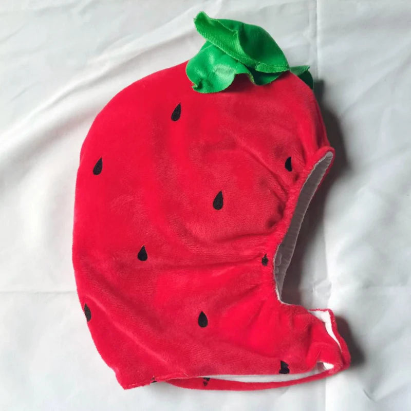 2024 Baby Boy Girl Clothes Cartoon Strawberry Fruit Halloween Cosplay Costume Newborn Outfit Christmas Infant Clothing Set 4PCS