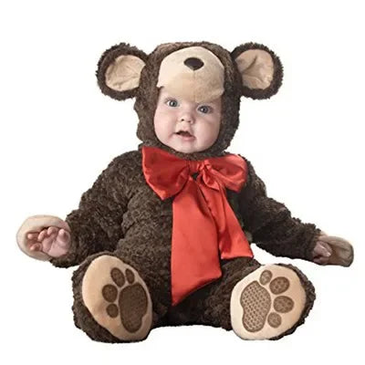 Animal Carnival Purim Halloween Outfits Baby Boys Girls Costume Tiger Animal Cosplay Rompers Jumpsuit Toddlers Infant Clothes