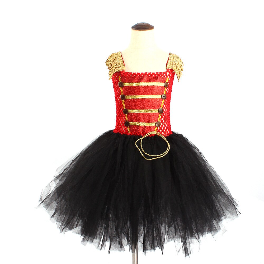 Kids Halloween Pirates of the Caribbean Cosplay Costume Tutu Dress