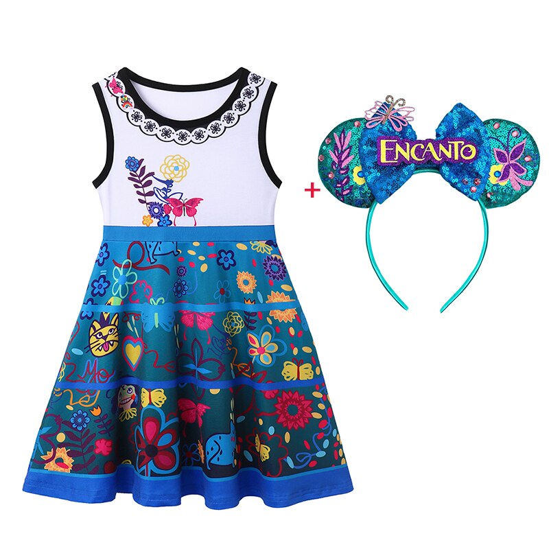 Summer Baby Girl Casual Dress Floral Kids Toddler Minnie Mouse Daisy Cartoon Cute Princess Costumes For Girls Backless Dresses