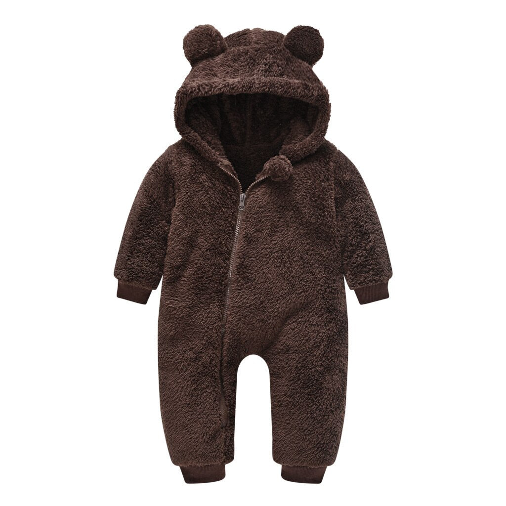 Newborn Plush Bear Onesies Baby Rompers