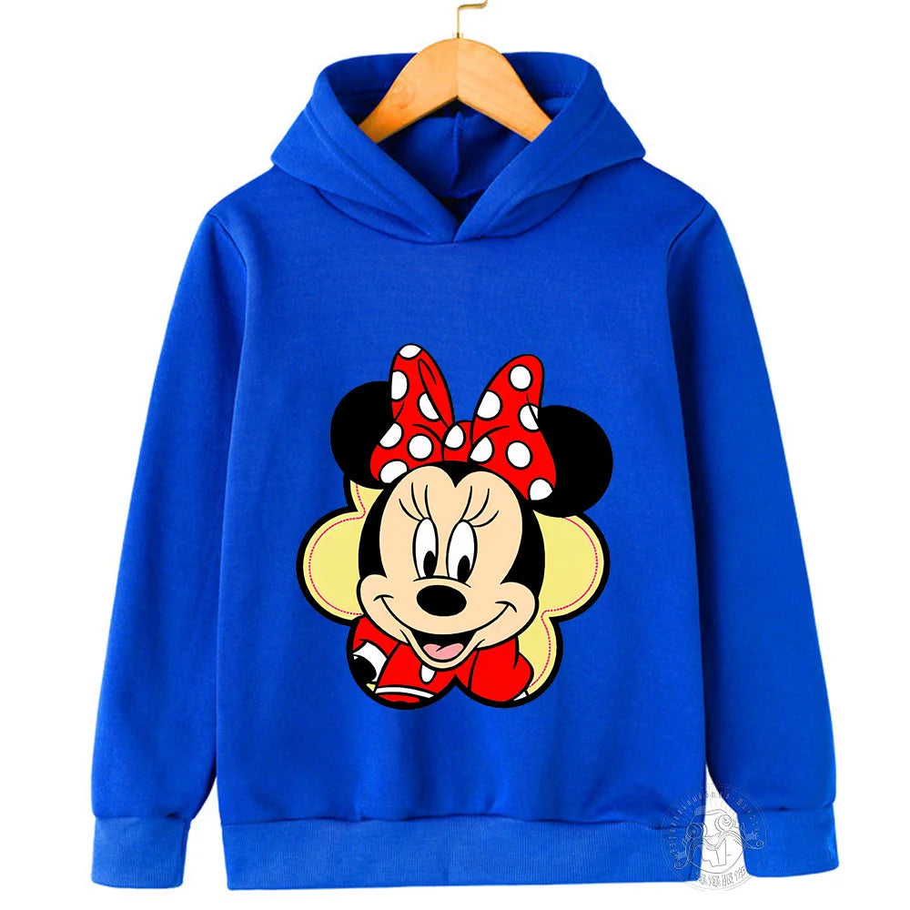 Hoodie Children's hoodie Cartoon printed  Minnie Mickey Spring fall children's sportswear Boys girls children's clothing