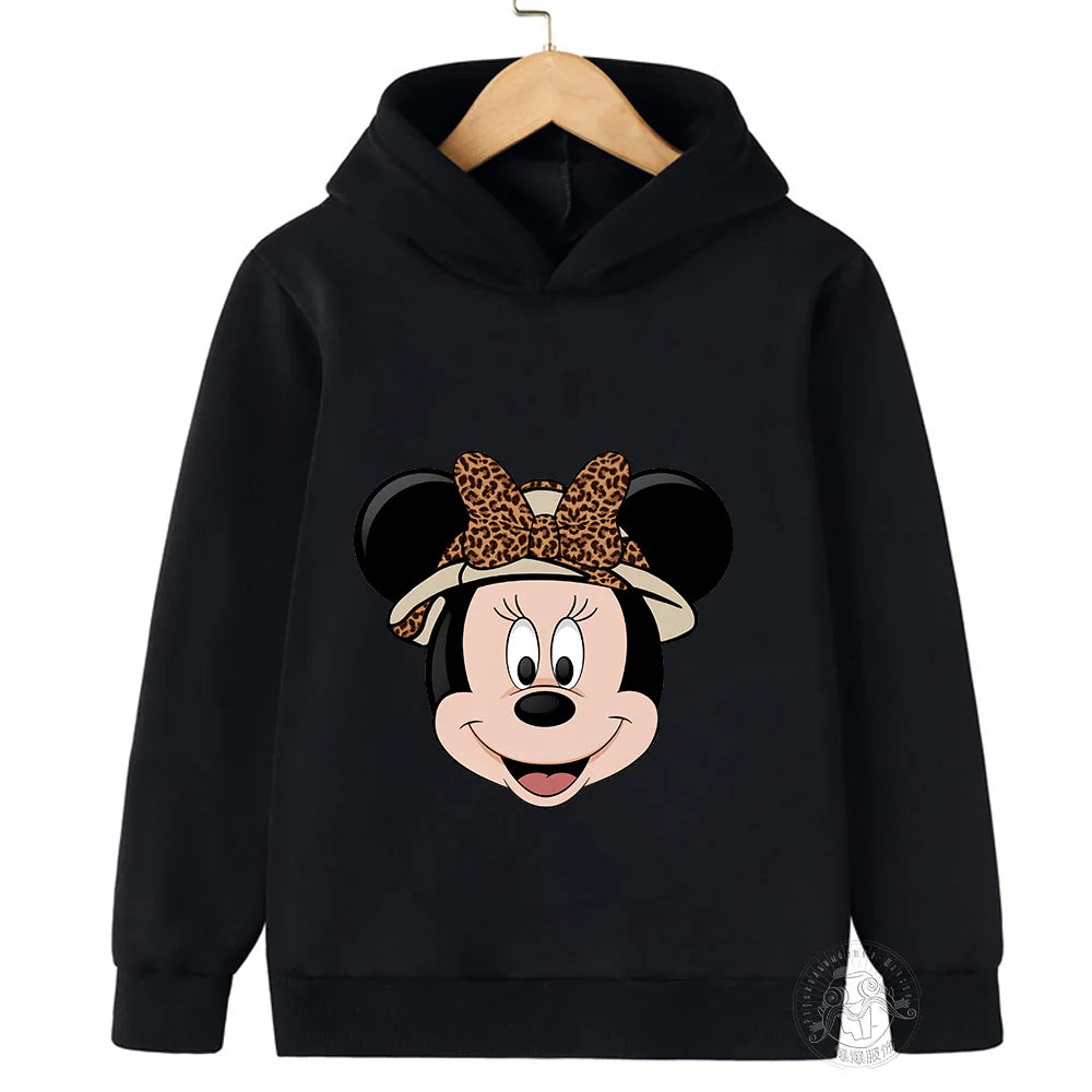 Hoodie Children's hoodie Cartoon printed  Minnie Mickey Spring fall children's sportswear Boys girls children's clothing