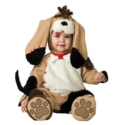 Animal Carnival Purim Halloween Outfits Baby Boys Girls Costume Tiger Animal Cosplay Rompers Jumpsuit Toddlers Infant Clothes