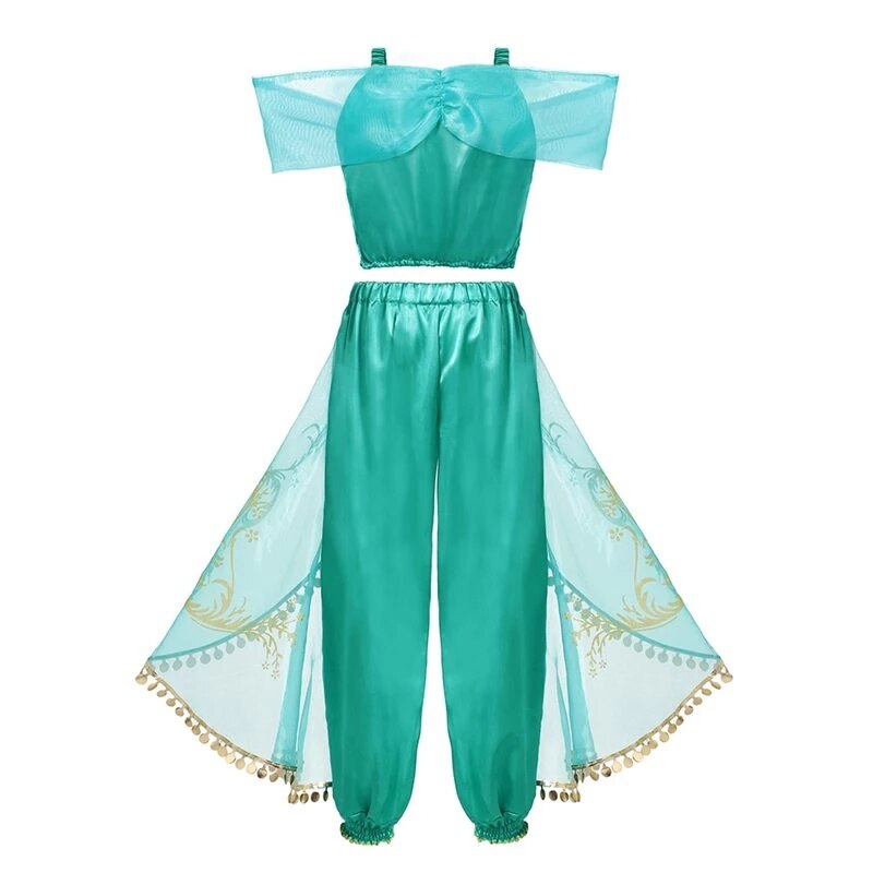 Disney Girl Princess Jasmine Dresses Halloween/Birthday Party