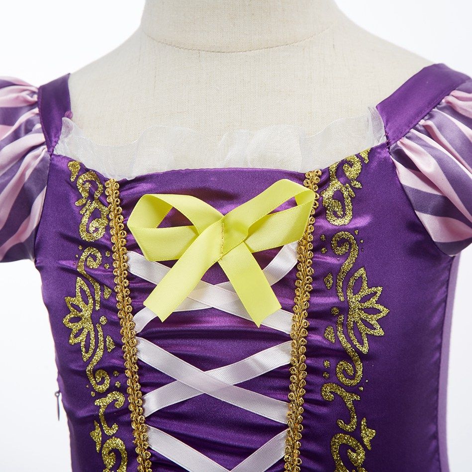 Rapunzel Dress Costume Carnival Party Clothing for Girls