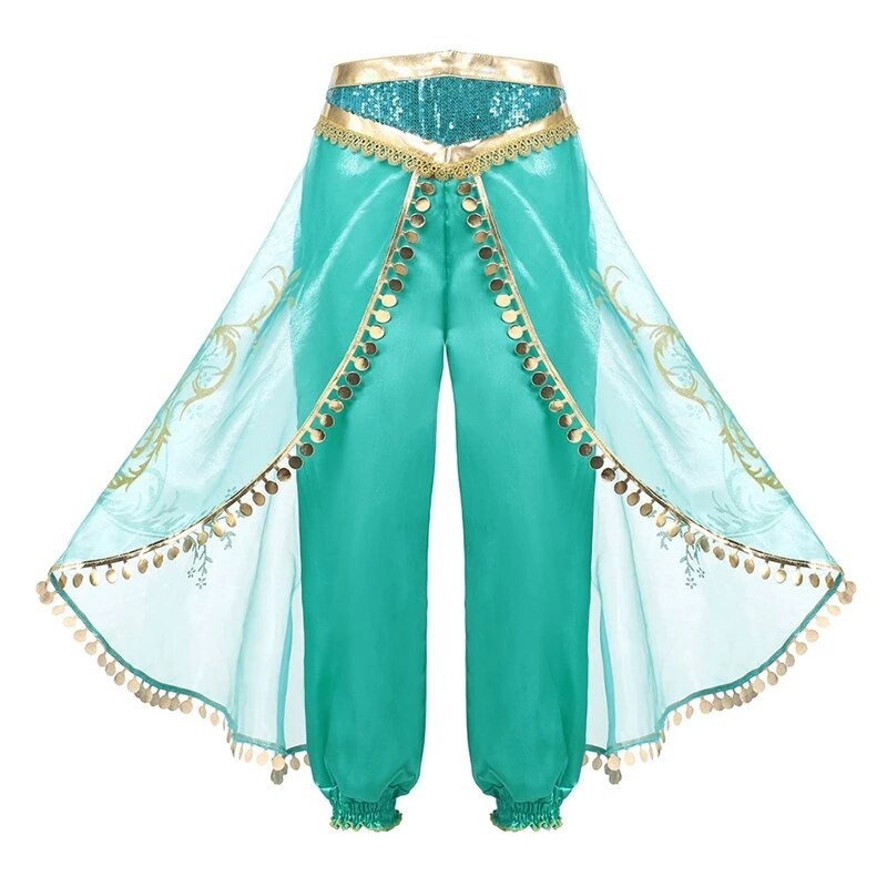 Disney Girl Princess Jasmine Dresses Halloween/Birthday Party