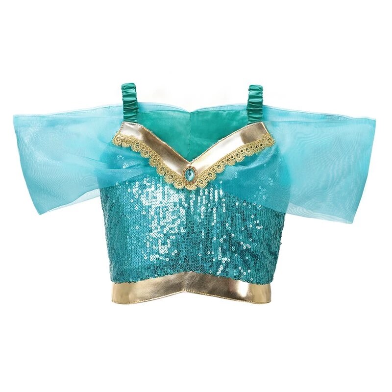 Disney Girl Princess Jasmine Dresses Halloween/Birthday Party