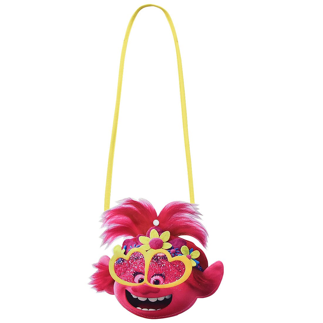 Poppy Trolls Cosplay Costume  with bag and hair for Girls