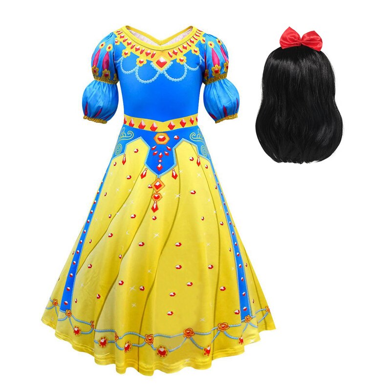 Disney Snow White Princess Dress for Halloween/Birthday Party