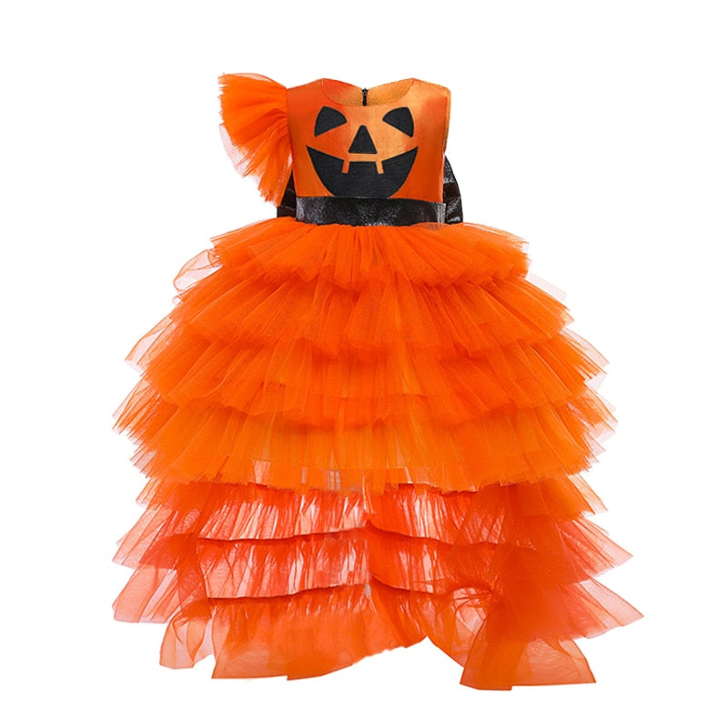 Halloween Disguised Baby Girl Pumpkin Dress